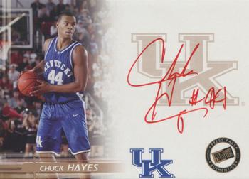 2005 Press Pass - Autographs Bronze School Logos #NNO Chuck Hayes Front