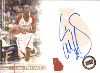 2005 Press Pass - Autographs Bronze School Logos #NNO Louis Williams Front