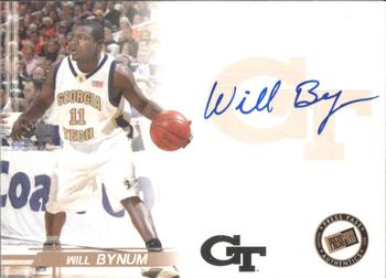 2005 Press Pass - Autographs Bronze School Logos #NNO Will Bynum Front