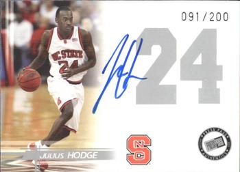 2005 Press Pass - Autographs Silver Jersey Numbers #NNO Julius Hodge Front