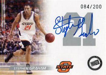 2005 Press Pass - Autographs Silver Jersey Numbers #NNO Stephen Graham Front