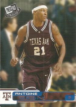 2005 Press Pass - Blue #B39 Antoine Wright Front