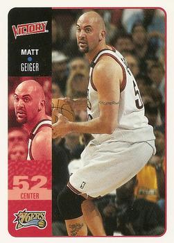 2000-01 Upper Deck Victory #154 Matt Geiger Front