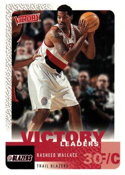 2000-01 Upper Deck Victory #253 Rasheed Wallace Front