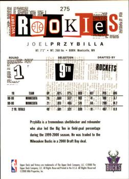 2000-01 Upper Deck Victory #275 Joel Przybilla Back