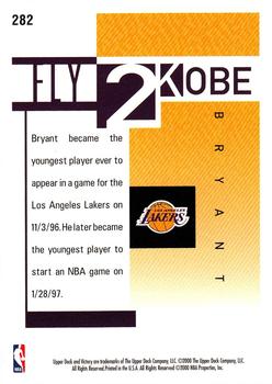 2000-01 Upper Deck Victory #282 Kobe Bryant Back