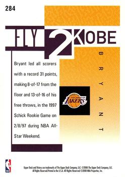 2000-01 Upper Deck Victory #284 Kobe Bryant Back