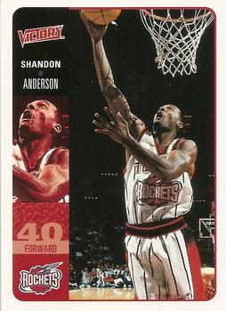 2000-01 Upper Deck Victory #74 Shandon Anderson Front