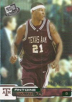 2005 Press Pass - Holo Green #R39 Antoine Wright Front
