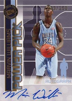 2005 Press Pass - Power Pick Autographs #NNO Marvin Williams Front