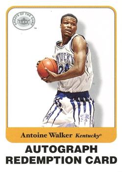 2001 Fleer Greats of the Game #NNO Antoine Walker Front