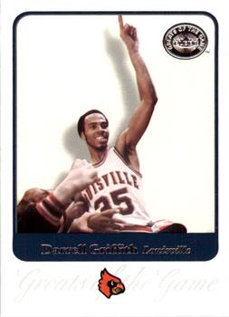 2001 Fleer Greats of the Game #18 Darrell Griffith Front