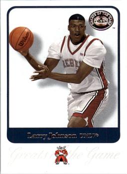 2001 Fleer Greats of the Game #50 Larry Johnson Front