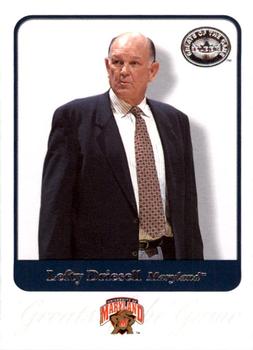 2001 Fleer Greats of the Game #51 Lefty Driesell Front