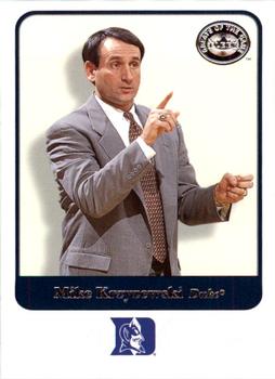 2001 Fleer Greats of the Game #57 Mike Krzyzewski Front
