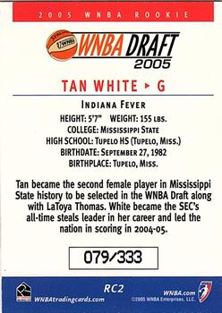 2005 Rittenhouse WNBA - Rookies #RC2 Tan White Back