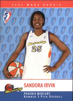 2005 Rittenhouse WNBA - Rookies #RC3 Sandora Irvin Front
