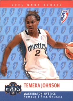 2005 Rittenhouse WNBA - Rookies #RC6 Temeka Johnson Front