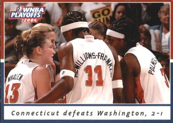 2005 Rittenhouse WNBA - 2004 Playoffs #P1 Connecticut defeats Washington 2-1 Front