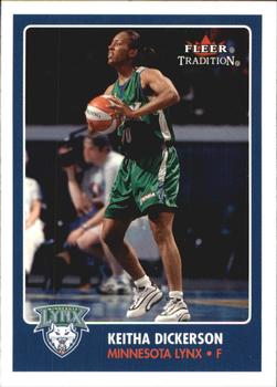 2001 Fleer Tradition WNBA #11 Keitha Dickerson Front