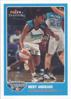 2001 Fleer Tradition WNBA #19 Mery Andrade Front