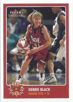 2001 Fleer Tradition WNBA #35 Debbie Black Front