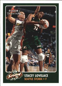 2001 Fleer Tradition WNBA #38 Stacey Lovelace Front