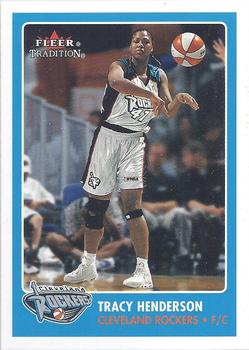 2001 Fleer Tradition WNBA #57 Tracy Henderson Front