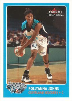 2001 Fleer Tradition WNBA #61 Pollyanna Johns Front