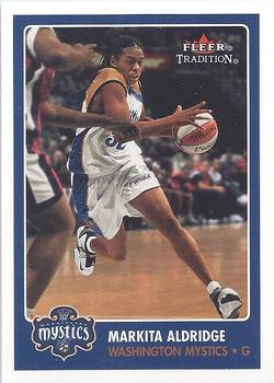 2001 Fleer Tradition WNBA #95 Markita Aldridge Front