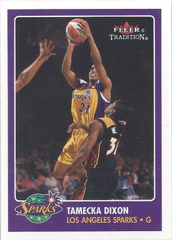 2001 Fleer Tradition WNBA #98 Tamecka Dixon Front