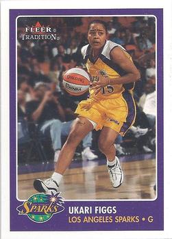 2001 Fleer Tradition WNBA #111 Ukari Figgs Front