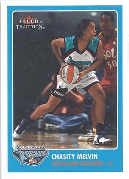 2001 Fleer Tradition WNBA #129 Chasity Melvin Front