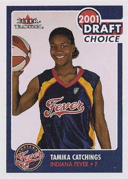 2001 Fleer Tradition WNBA #175 Tamika Catchings Front