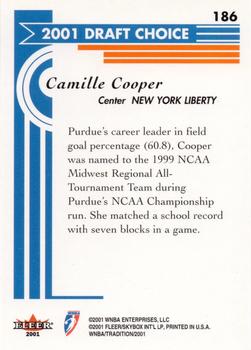 2001 Fleer Tradition WNBA #186 Camille Cooper Back
