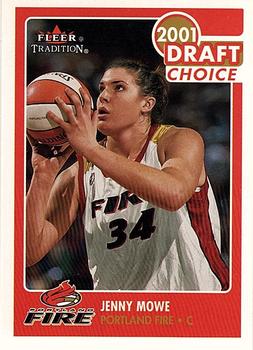 2001 Fleer Tradition WNBA #193 Jenny Mowe Front