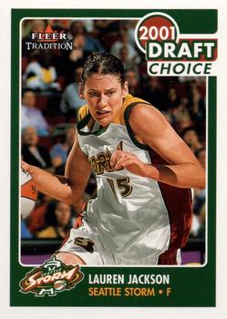 2001 Fleer Tradition WNBA #196 Lauren Jackson Front