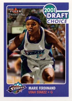 2001 Fleer Tradition WNBA #199 Marie Ferdinand Front