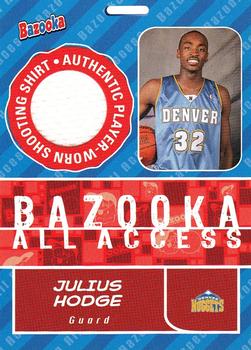 2005-06 Bazooka - All-Access Relics #BAA-JH Julius Hodge Front
