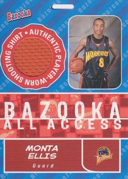 2005-06 Bazooka - All-Access Relics #BAA-ME Monta Ellis Front