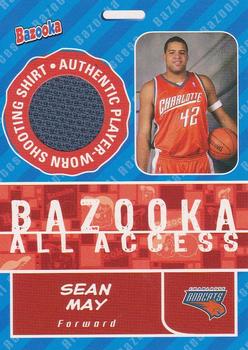 2005-06 Bazooka - All-Access Relics #BAA-SM Sean May Front