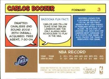 2005-06 Bazooka - Gold #3 Carlos Boozer Back