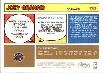 2005-06 Bazooka - Gold #179 Joey Graham Back