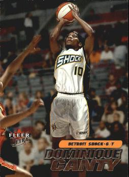 2001 Ultra WNBA #30 Dominique Canty Front