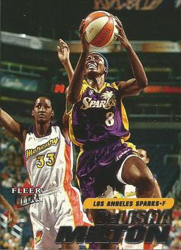 2001 Ultra WNBA #33 DeLisha Milton Front