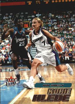 2001 Ultra WNBA #39 Korie Hlede Front