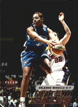 2001 Ultra WNBA #44 Nykesha Sales Front