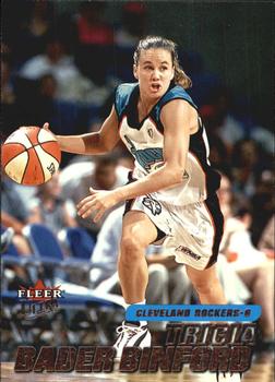 2001 Ultra WNBA #58 Tricia Bader Binford Front