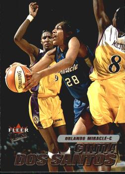 2001 Ultra WNBA #77 Cintia dos Santos Front