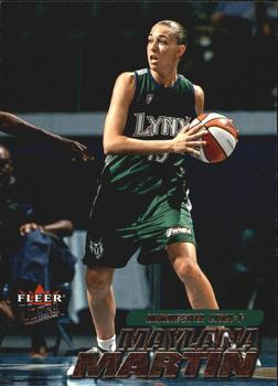 2001 Ultra WNBA #94 Maylana Martin Front